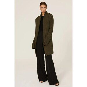 R-249. KaufmanFranco Olive Shawl Cardigan